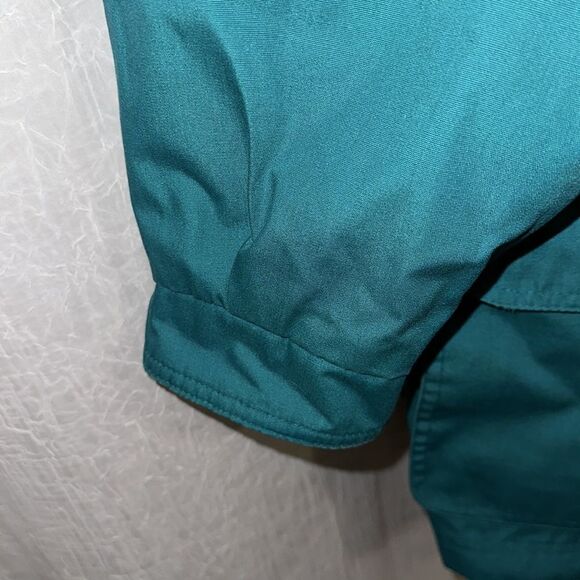 Pacific Trail 1X Green Navy Cotton Blend Canvas Material Rain Utility Jacket - Picture 6 of 16